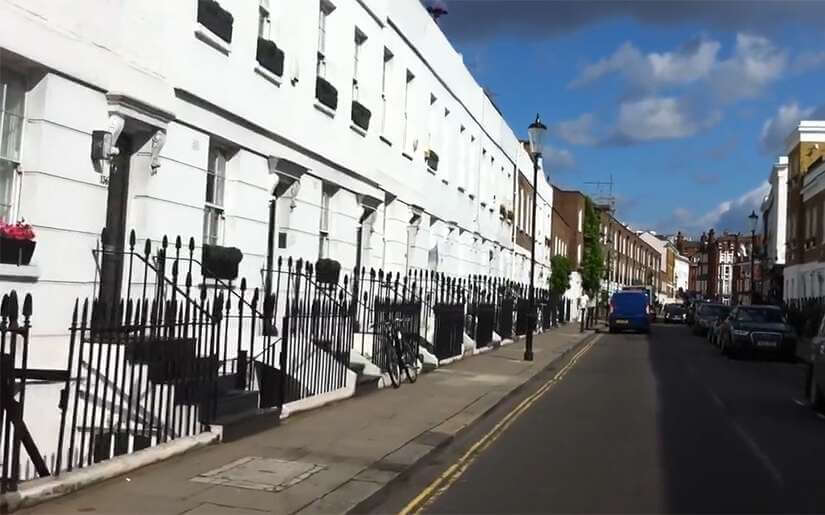 לשכור דירת נופש ברחוב שקט בפרברים של לונדון