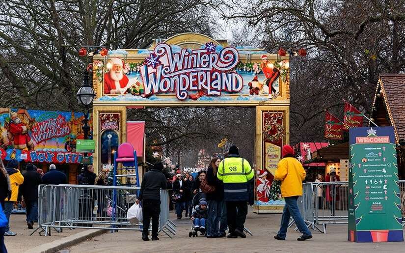 פסטיבל חג המולד בהייד פארק